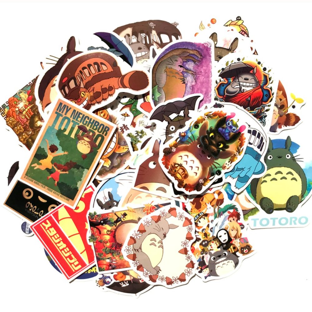 Hayao Miyazaki/Studio Ghibli 50pc Sticker Set #2